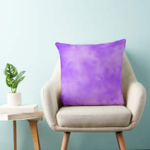 Coussin Elégant effet nuage Storm motif violet bleu