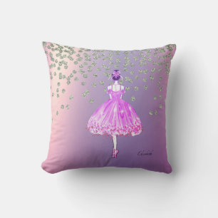 Coussin Élégant Élancé Brillant Diamants Ballerine