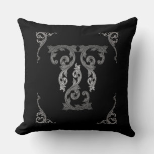 Coussin Élégant Goth Ornate Design Jeter Pilllow