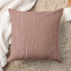 Coussin Élégant grain de bois Brown Rosy