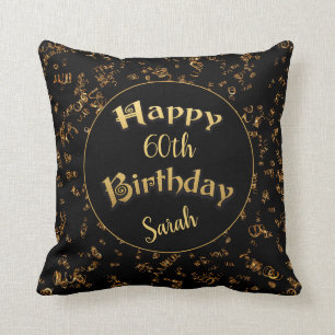 Coussin Élégant Jalon Modèle d'anniversaire
