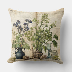 Coussin Elégant jardin Vintage