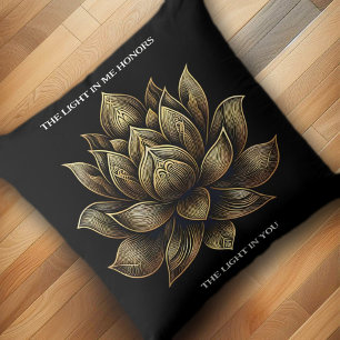 Coussin Elégant Lotus Lotus Fleur La Lumière en moi ...