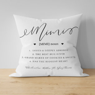 Coussin Élégant Mimi Personnalisé Keepsaké De Définition