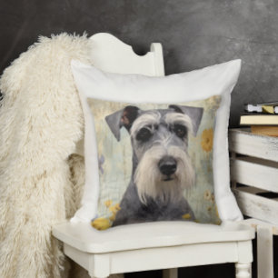 Coussin Élégant Mini Schnauzer