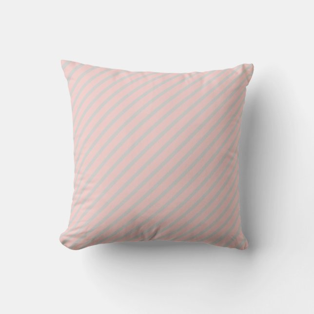 Coussin Élégant moderne tendance Modèle rose gris rose jol (Recto)