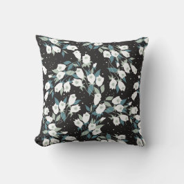 Coussin Élégant Motif de fleur de tulipe Arrière - plan no