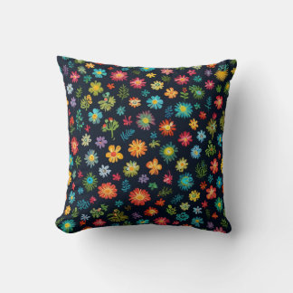 Coussin Elégant Motif de fleurs Cushion