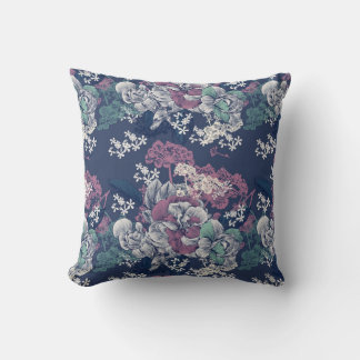 Coussin Élégant motif floral