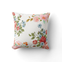 Élégant motif floral carré