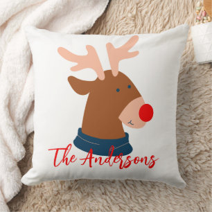 Coussin Élégant Notre Premier Noël en tant que Couple Mons