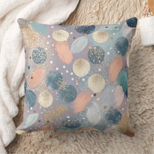 Coussin Élégant point de Parties scintillant et brosse Abs