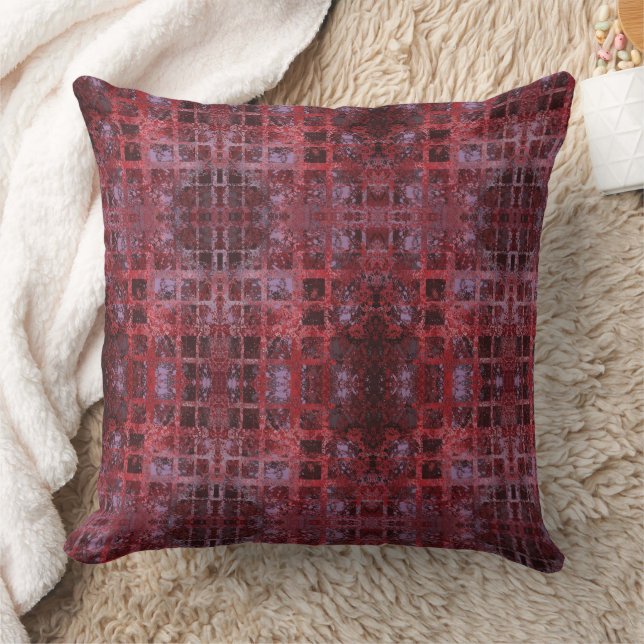 Coussin Élégant Rouge moderne (Couverture)