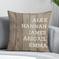 Elégant Rustic Kids Noms Famille Personnalisée