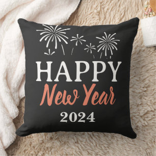 Coussin Élégant Script tendance Bonne année