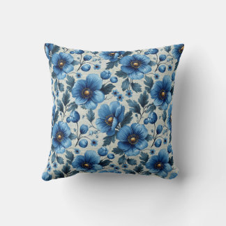 Coussin Élégant Vintage Élégant Romantique Floral Chic