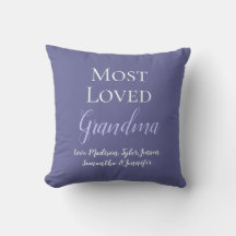 Élégant violet le plus aimé grand-mère Personnalis