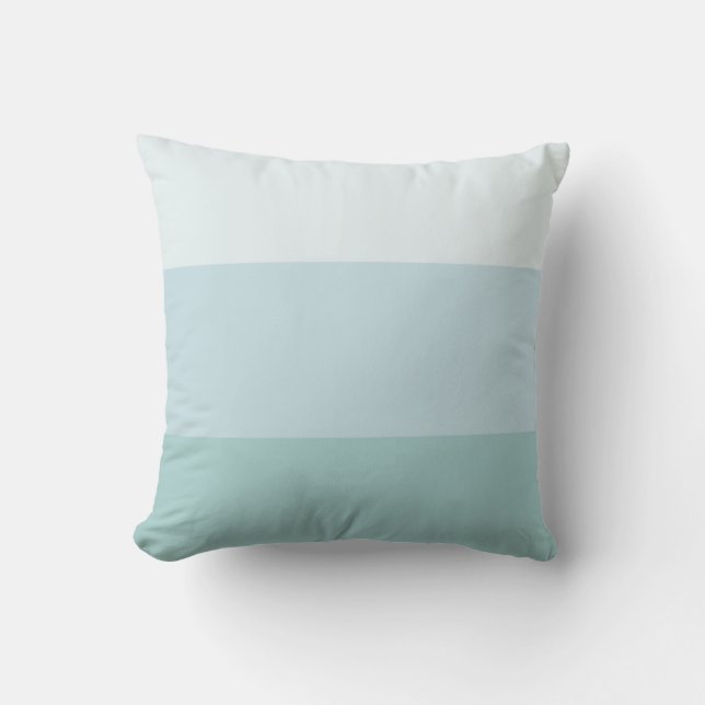 Coussin Elégante Bleu Vert Grandes Modèle Carré moderne (Recto)