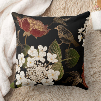 Coussin Élégante Chinoiserie Inspiré Floral Floroms