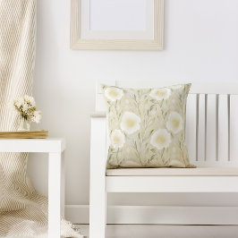 Coussin Élégantes fleurs Lancer l'oreiller