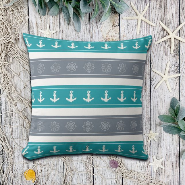 Coussin Éléments nautiques du bateau Motif (Créateur téléchargé)