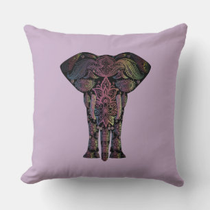 Coussin Eléphant Lotus Mandala