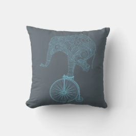Coussin Éléphant Vélo à Pédales de Farthing Équilibre