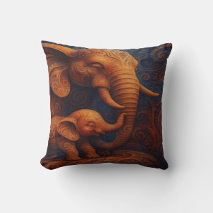Coussin Éléphants Douces