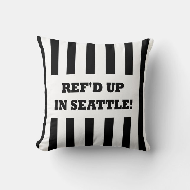 Coussin Élévation à Seattle avec arbitres de remplacement (Recto)