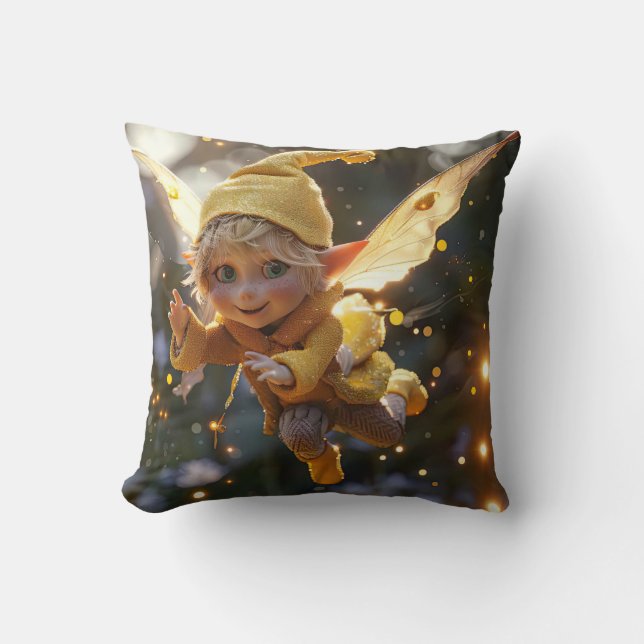 Coussin elfes d'halloween (Recto)