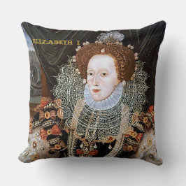 Coussin Elizabeth I et reines d'Angleterre d'Anne Boleyn