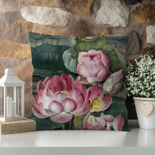 Coussin Ellis Rowan Sacré Lotus Eau Lily Fleur Vintage