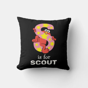 Coussin Elmo Alphabet   Étoile S