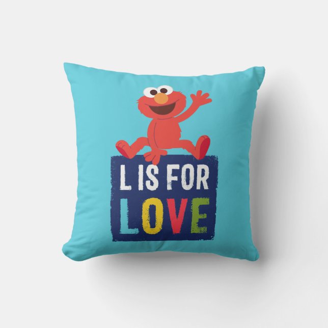Coussin Elmo | L pour Amour (Recto)