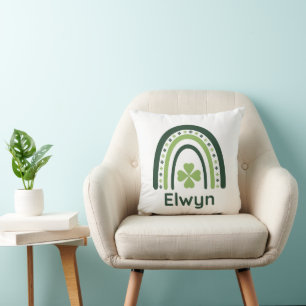 Coussin Elwyn Clover Boho Arc-en-ciel