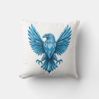 Coussin Emblème d'aigle de cristal - Symbole de liberté et