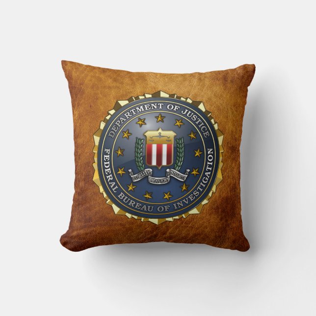 Coussin Emblème du FBI (Recto)