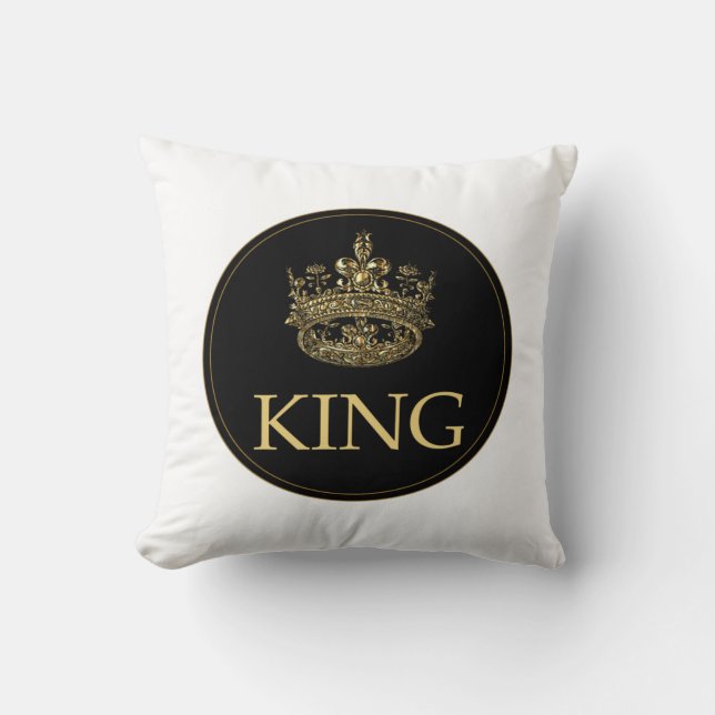 Coussin Emblème royal du roi et de la couronne (Recto)