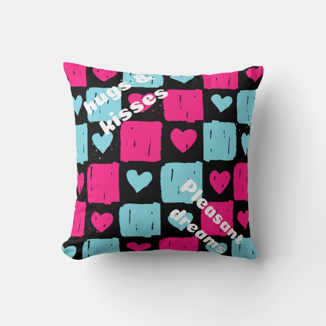Coussin Embrasages et baisers (Recto)