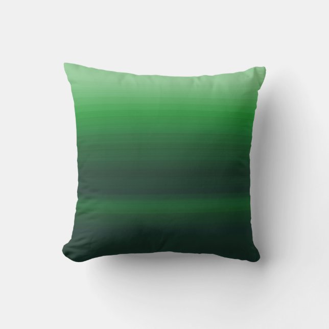 Coussin Emerald Green Ombre Design (Recto)