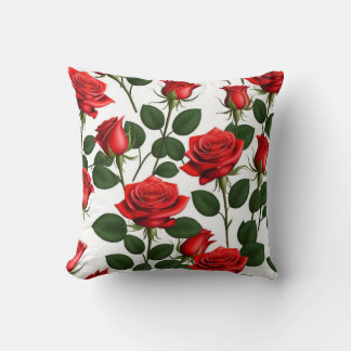 Coussin Émeute Rosée : Le Tango Épineux de l'Amour
