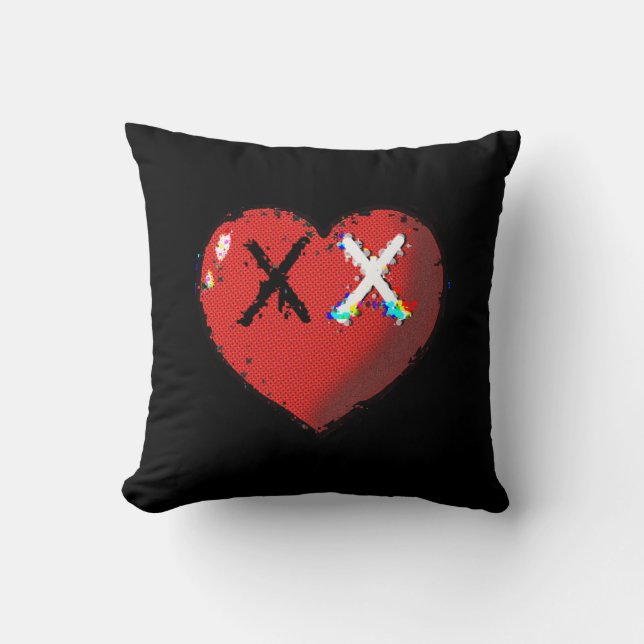Coussin émoji coeur (Recto)