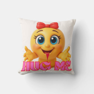 Coussin Emoji Mignon – Décoration de Maison Visage