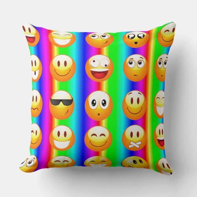 Coussin émotion arc-en-ciel (Recto)