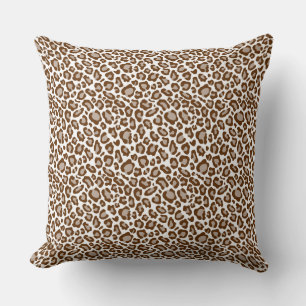 Coussin Empreinte de léopard de terre