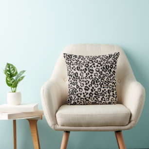 Coussin Empreinte de léopard Glam #1 - paysage #motif #déc
