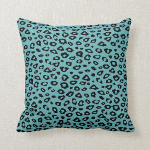 Coussin Empreinte de léopard noir d'Aqua