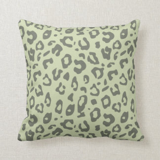 Coussin empreinte de léopard Sage Green et Poster de anima