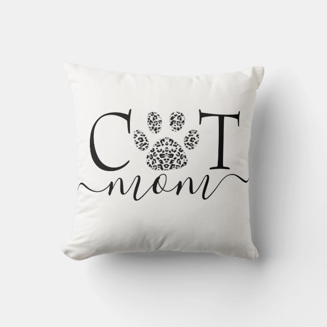 Coussin Empreinte mère Cat (Recto)
