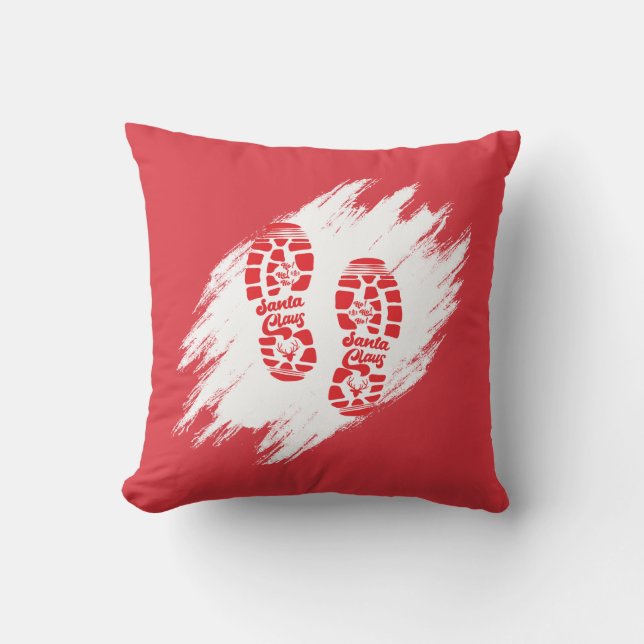 Coussin Empreinte père Noël (Recto)